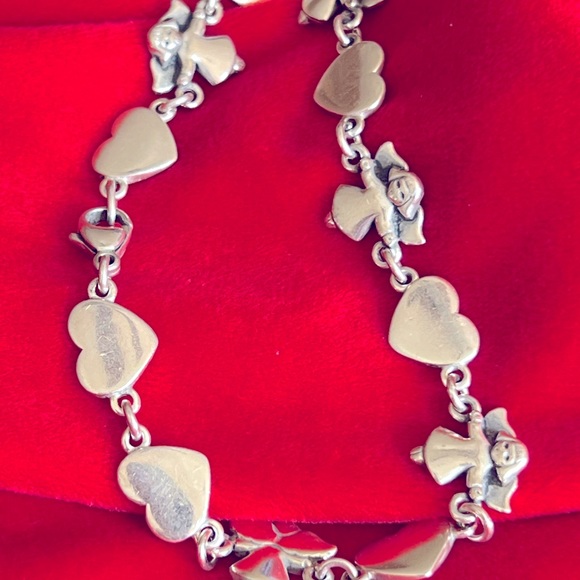 James Avery RARE VINTAGE RETIRED Guardian Angel Bracelet 7” - Picture 3 of 5